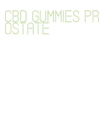 cbd gummies prostate