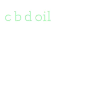c b d oil
