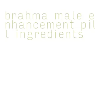 brahma male enhancement pill ingredients