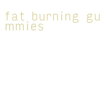 fat burning gummies