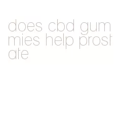 does cbd gummies help prostate