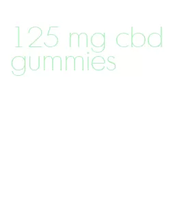 125 mg cbd gummies
