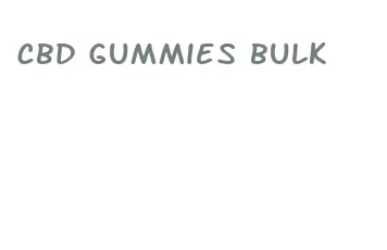 cbd gummies bulk
