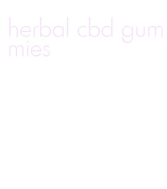 herbal cbd gummies