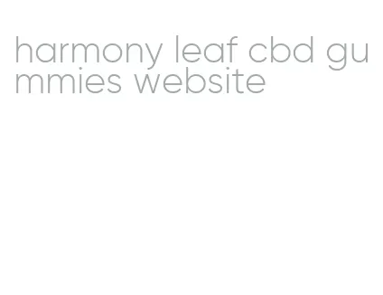 harmony leaf cbd gummies website