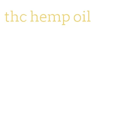 thc hemp oil