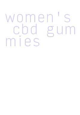 women's cbd gummies