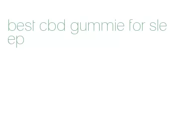 best cbd gummie for sleep