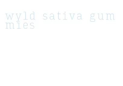 wyld sativa gummies