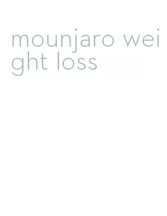 mounjaro weight loss