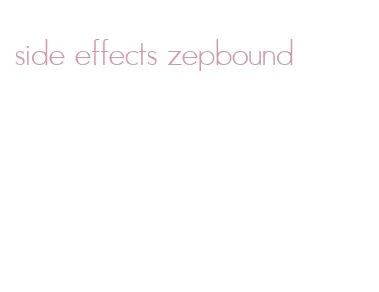 side effects zepbound