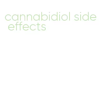 cannabidiol side effects