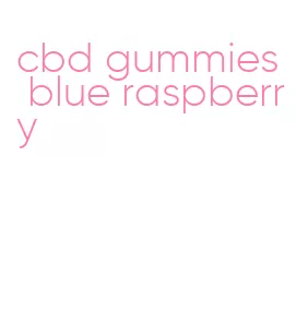 cbd gummies blue raspberry