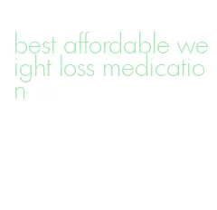 best affordable weight loss medication
