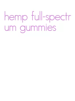 hemp full-spectrum gummies