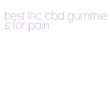 best thc cbd gummies for pain