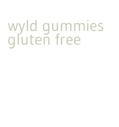 wyld gummies gluten free