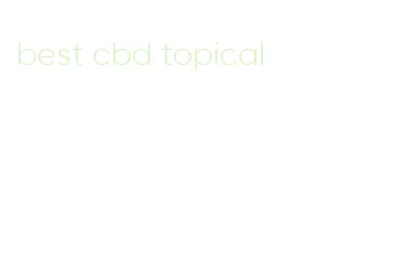 best cbd topical