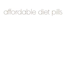 affordable diet pills
