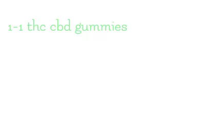 1-1 thc cbd gummies