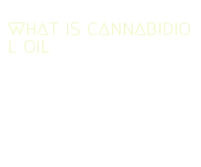 what is cannabidiol oil