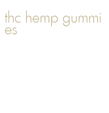 thc hemp gummies