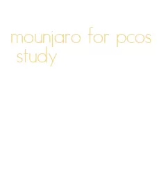 mounjaro for pcos study
