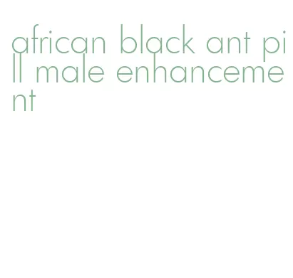 african black ant pill male enhancement