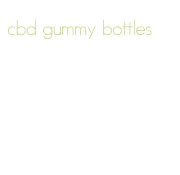 cbd gummy bottles