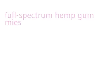 full-spectrum hemp gummies