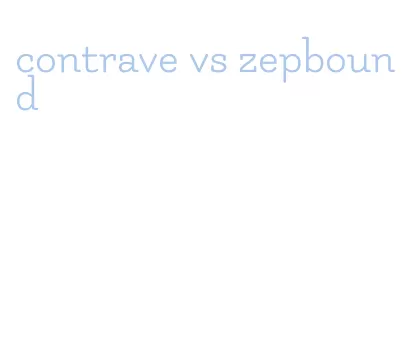 contrave vs zepbound