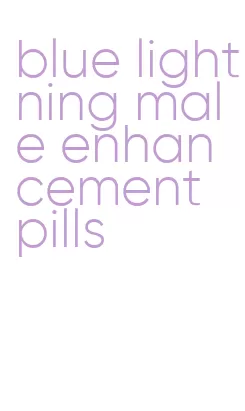 blue lightning male enhancement pills