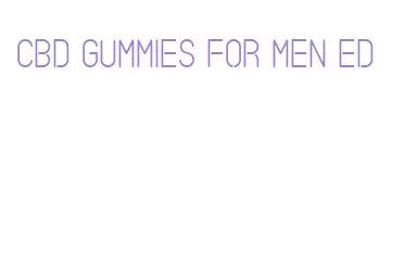 cbd gummies for men ed
