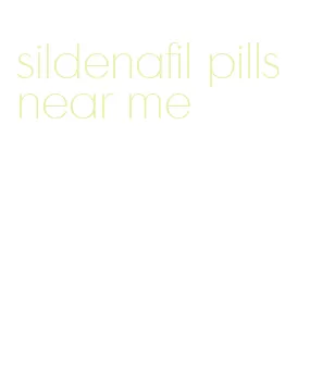 sildenafil pills near me