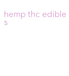hemp thc edibles