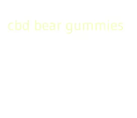 cbd bear gummies