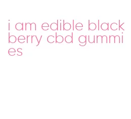 i am edible blackberry cbd gummies