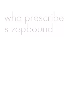 who prescribes zepbound