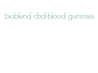 bioblend cbd-blood gummies